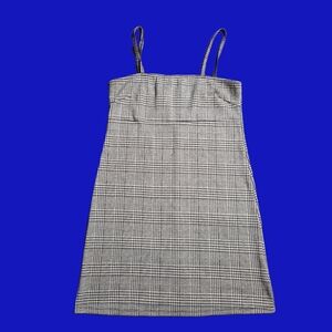Plaid Spaghetti Strap Dress Size L